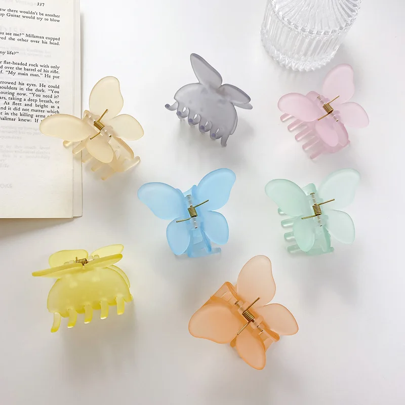 

Fog Surface Hair Clips for Hair Accessories for Women Super Fairy Butterfly Shape Clip Girls Accessory Korean New Headwear