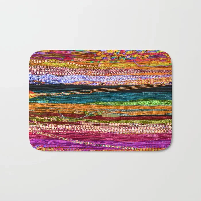 

Indian Color Tapestr Bath Mat Bathroom Kitchen Bedroon Floor Mat Home Entrance Rugs Kids Prayer Mat Bathroom Carpet40*60cm