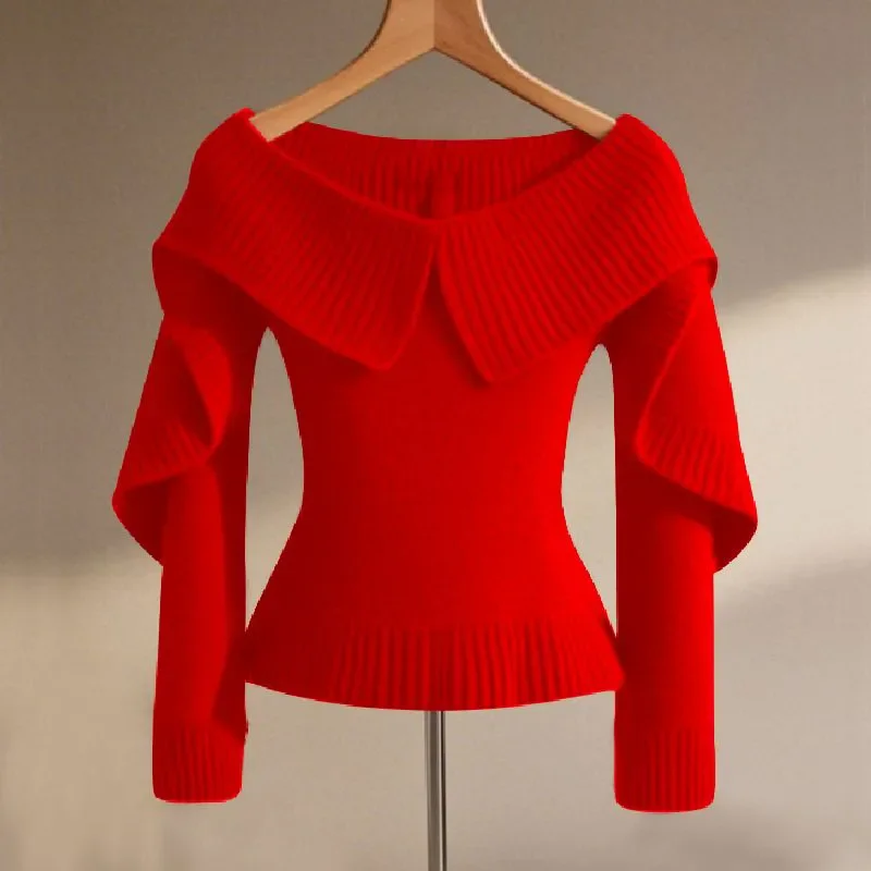 2024 весенне-осенний новый трикотаж в стиле ретро женский маленький Xiaoxiangfeng тонкий