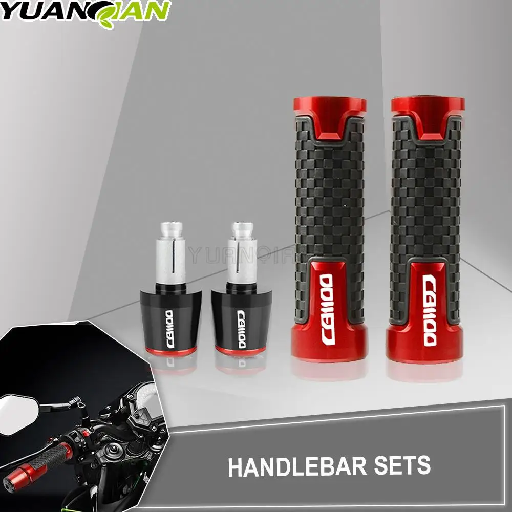 

Мотоциклетные аксессуары, рукоятки, руль, захват, заглушки, 7/8 дюйма, 22 мм для Honda CB1100 CB 1100 2013 2014 2015 2016