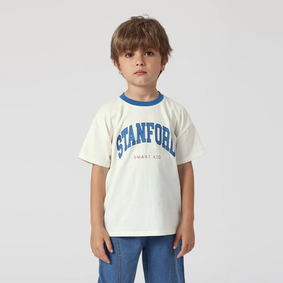 

MARC&JANIE Boys Summer Printed Cotton Short Sleeves T-shirts 230729