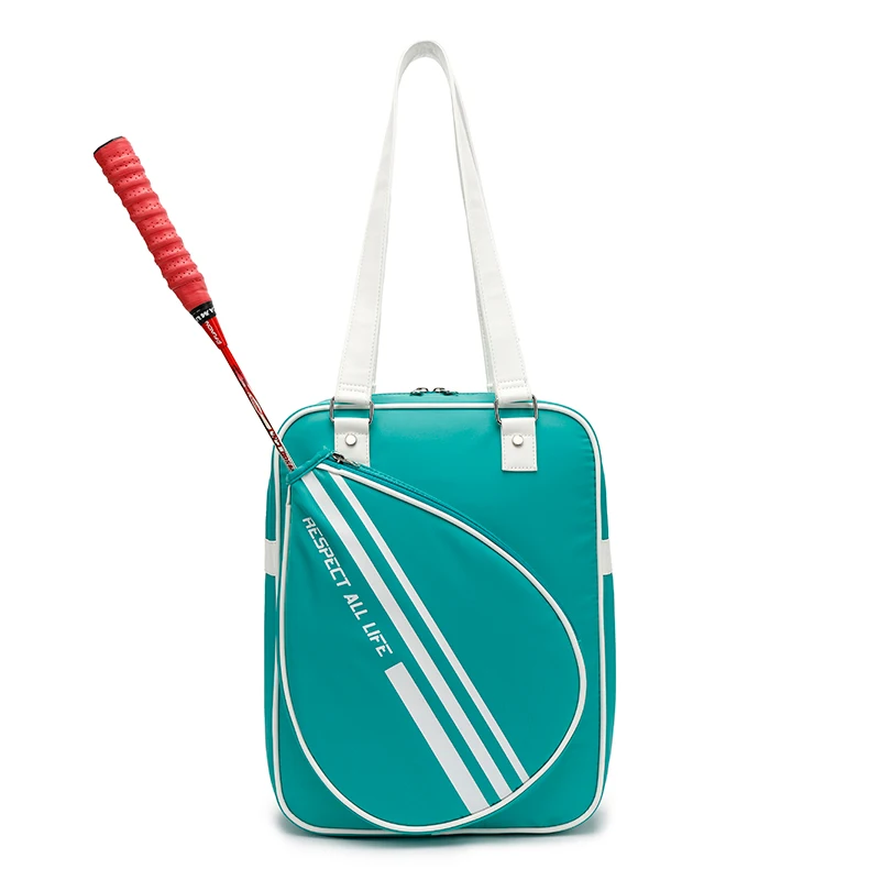 YWYAT Women Fashion Portable Handbag Badminton Racket Bag Shoulder for Sports Bag Waterproof for 2 Rackets