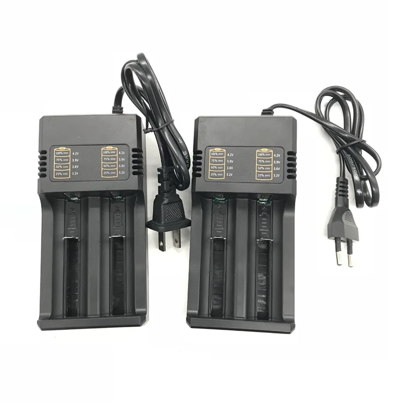 Зарядное устройство для литий-ионного аккумулятора с 2 слотами 3 7 В 18650 16340 14500