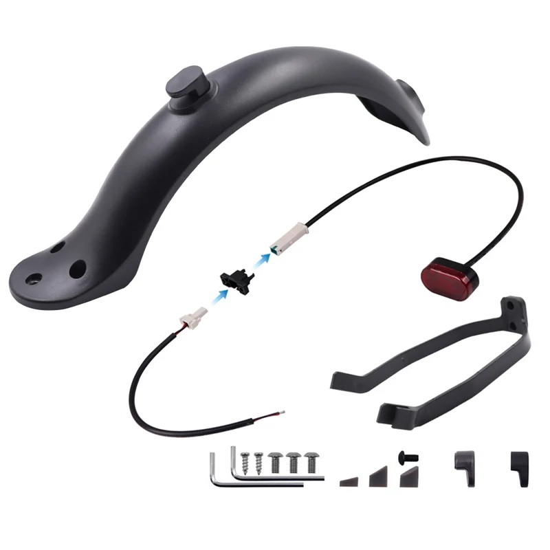 

New Fenders Scooter Wings Rear Mud Guard Support Protection Plastic Parts Screws Rubber Stopper For Xiaomi M365 Pro Parts