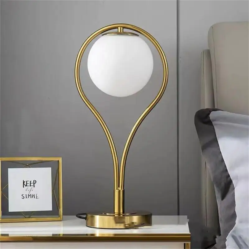

Nordic Style Decorative Desk Lamp Plating Smooth Feel High-quality Durable And Wear-resistant Rich And Soft Lighting Table Lamp