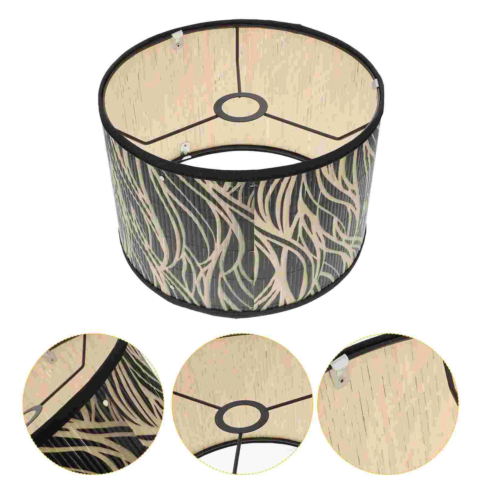 

Бамбуковый световой Тень для дома, ресторана, дома, потолочный светильник, затеняющий светильник, крышка, Бамбуковая лампа