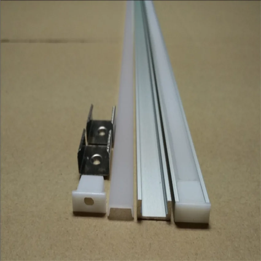 Супер качество тонкий U-образный утопленный профиль экструдированный черный