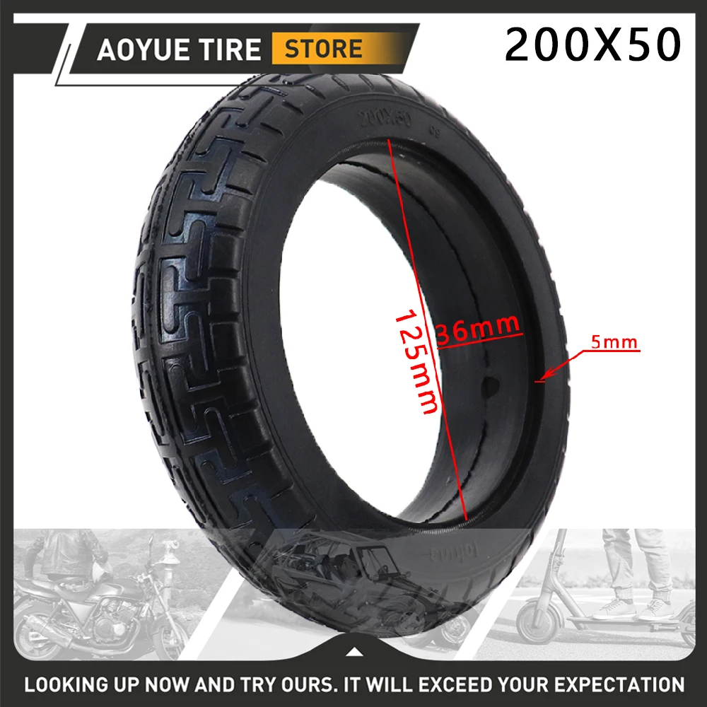 Высокое качество 200x50 твердая шина 8 дюймов подходит для электрического