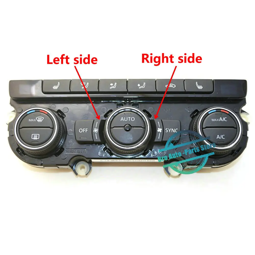 

For Volkswagen Passat B7 Jetta Tiguan Touran Golf6 Air Conditioning Panel Switch Key Air Conditioning Knob Adjustment