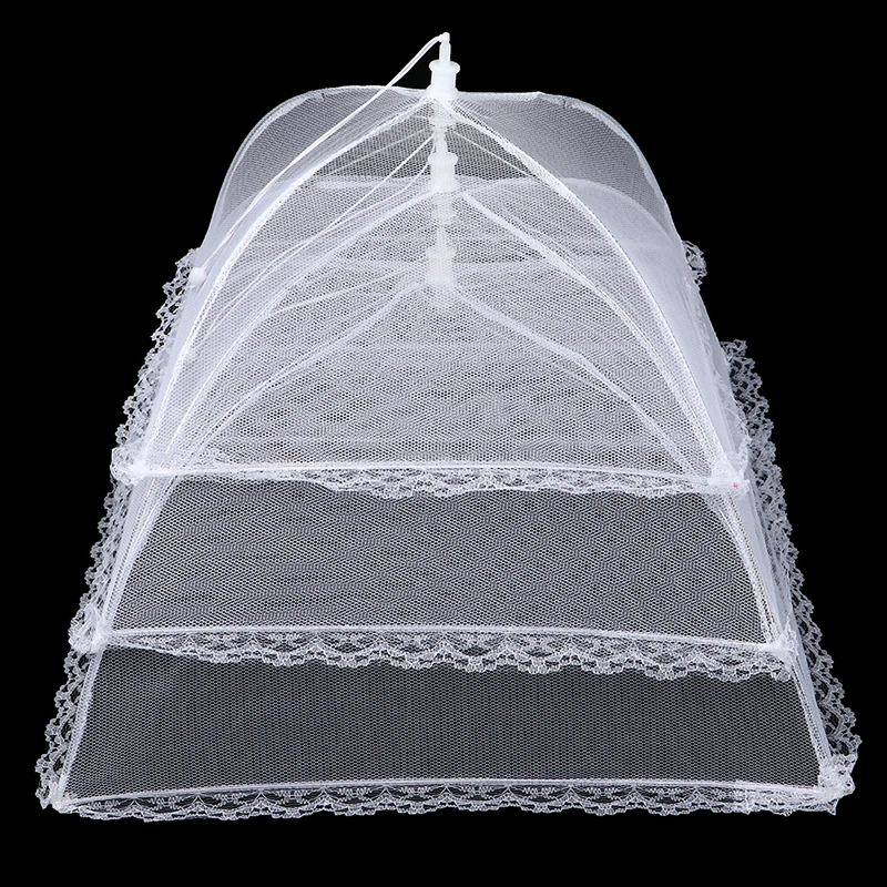 

1PC Creative Pop-Up Mesh Food Cover Foldable Anti Fly Mosquito Tent Dome Net Picnic Protect Dish Cover