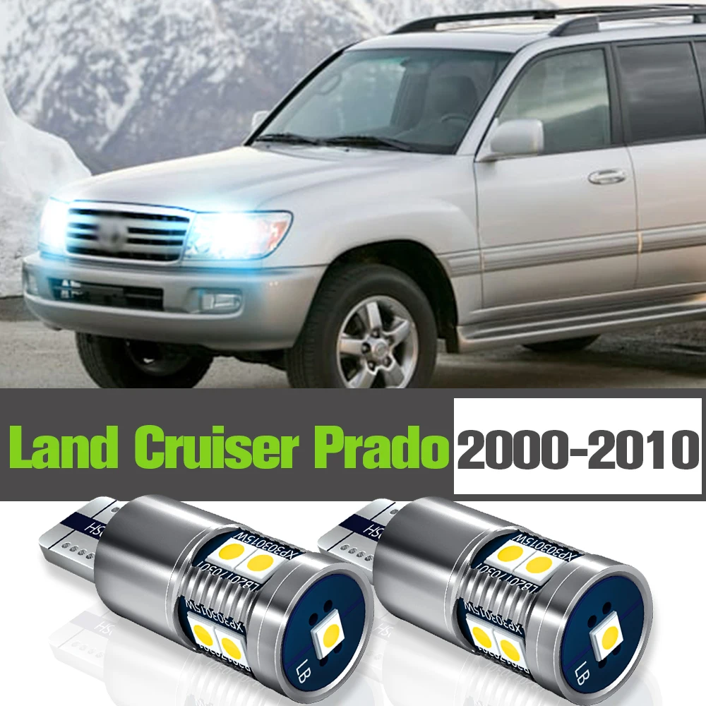 2x светодиодные Аксессуары для парковочных огней лампа Toyota Land Cruiser Prado 2000-2010 2001 2002