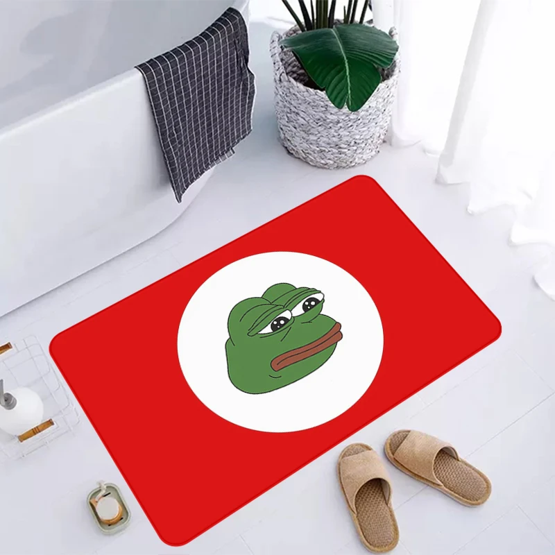 

Коврик-лягушка, грустный, нескользящий, для кухни, прикроватный