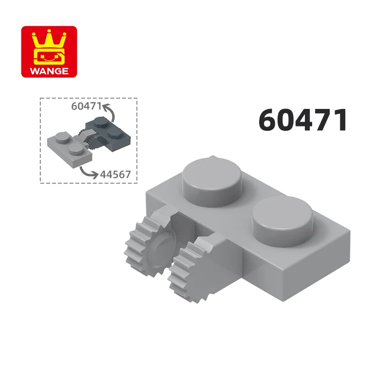 Wange 60471 100 г/238 шт. 1*2 тонкий низкий крест 2 отверстия с вилочным блоком Moc