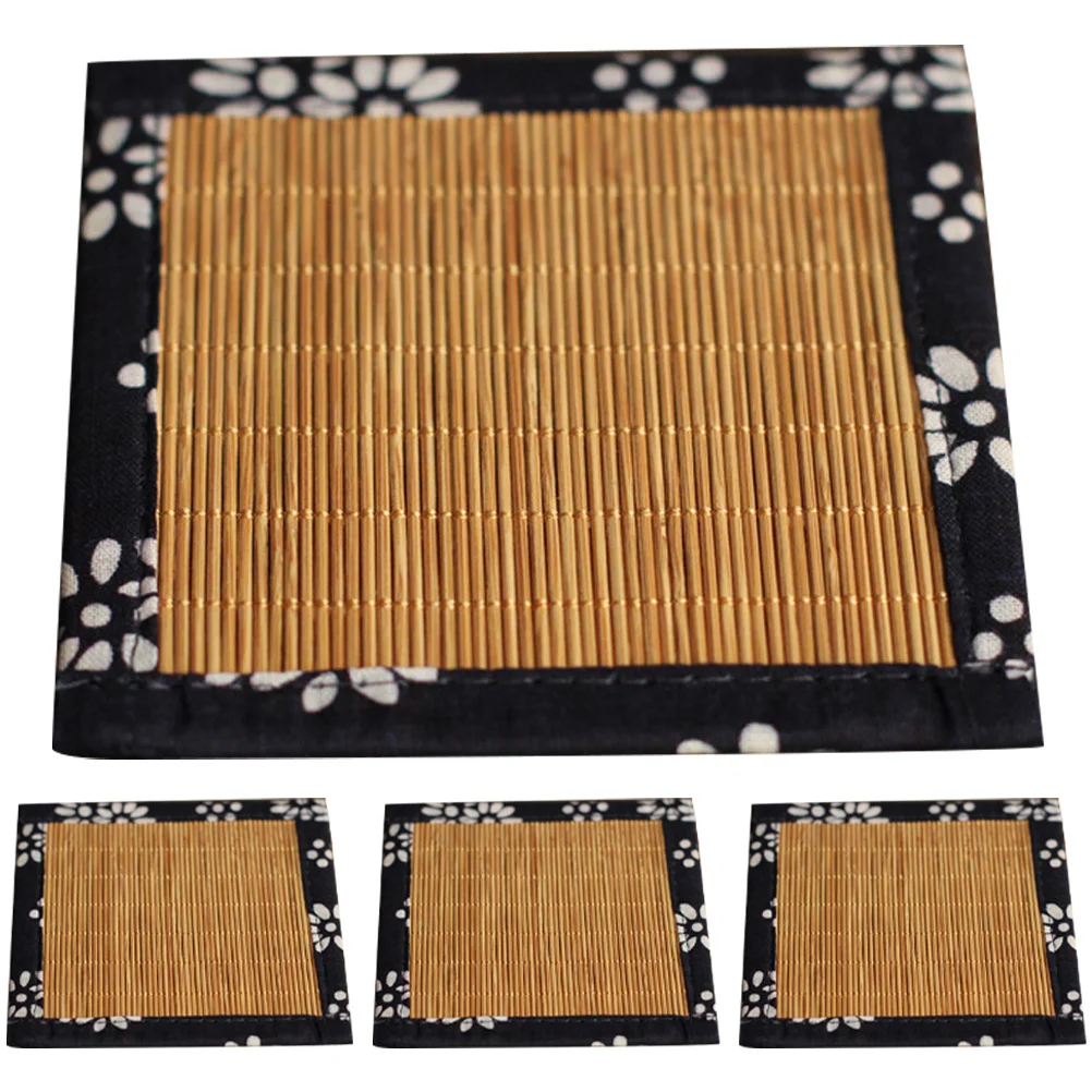 

Cup Mat Mug Table Padsinsulated Tea Weaving Placemat Pad Coasters Coaster Teacup Heat Water Tablecloth Hot Placemats Kung Woven