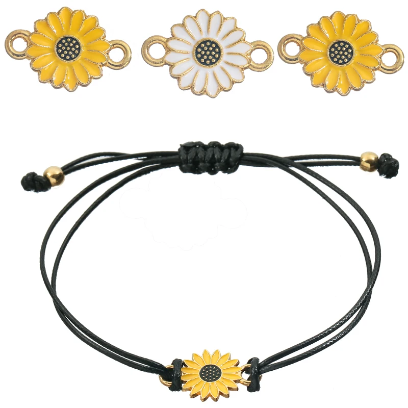 Подвеска в виде подсолнуха цветка маргаритки 10 шт./лот подвеска сделай сам