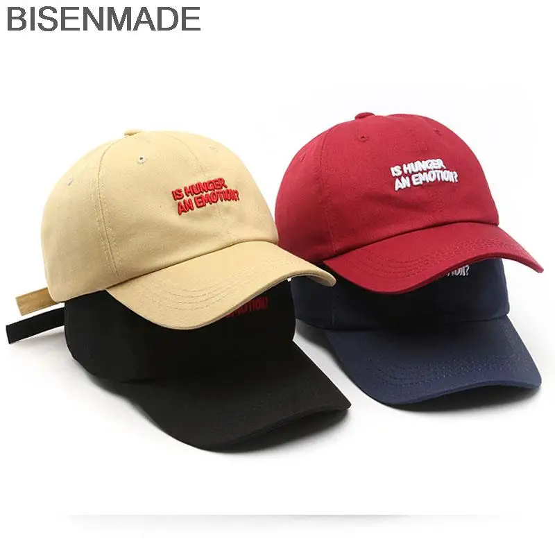 

BISENMADE Baseball Cap For Men And Women Fashion Letter Embroidery Hat Casual Soft Top Snapback Hats Summer Sun Cap Unisex 2022