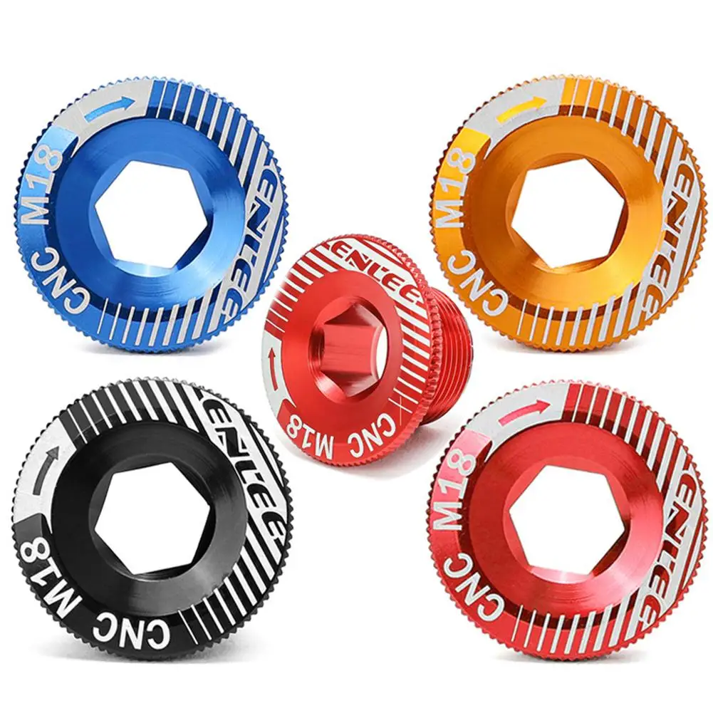 

M18 M20 Aluminum Alloy Bicycle Crank Cover Crankset Screws Crank Bolt Cover Cap Ixf Accessories