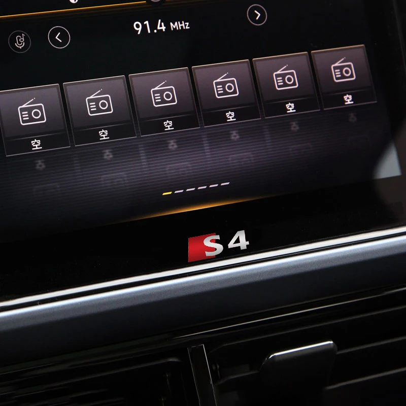 10 шт. металлические автомобильные наклейки с логотипом на руль для Audi S4 S3 Q5 Q3 TT A5 A4