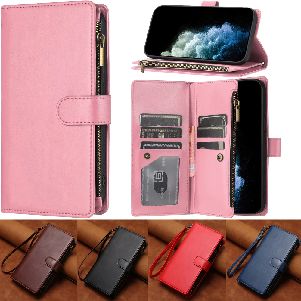 

for Samsung Galaxy Note 20 Ultra 10 Plus Note 9 8 Case Cover coque Flip Wallet Mobile Phone Cases Covers Bags Sunjolly