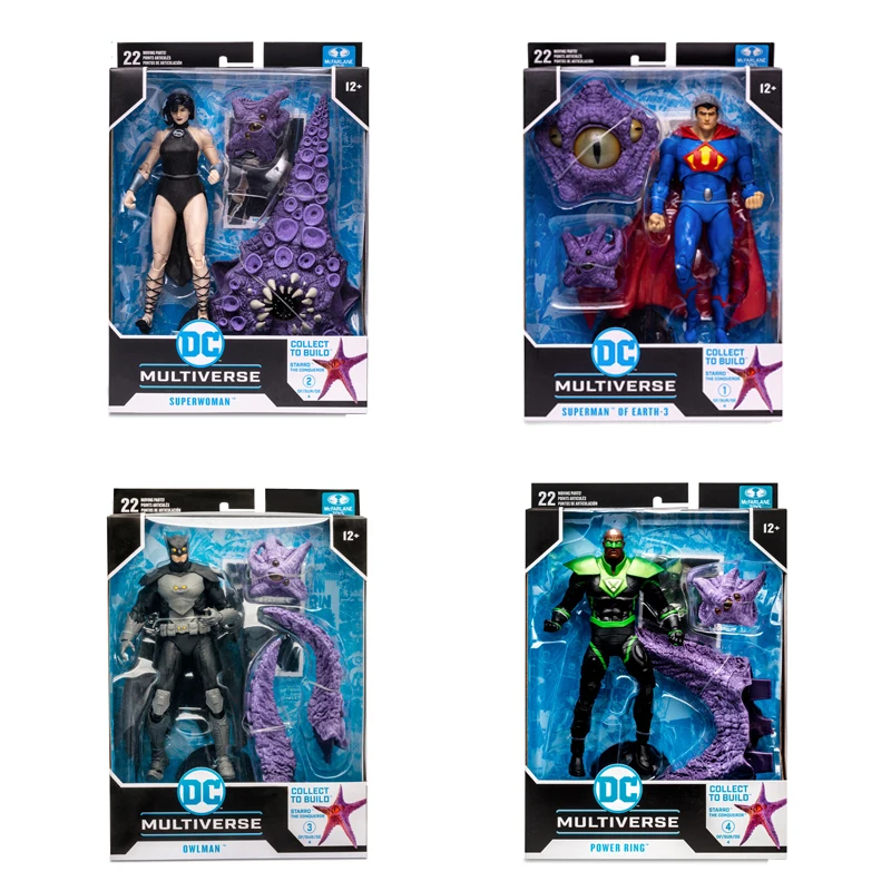 

100% оригинальная разносторонняя экшн-фигурка игрушки Mcfarlane Dc, Супермен, вламан, 7 дюймов, коллекционная игрушка в подарок