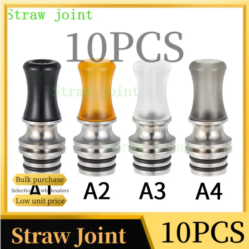 

Authentic DRIP TIP 1PCS/10PCS 510 small caliber MTL stainless steel+pei pc pe POM suction straw joint