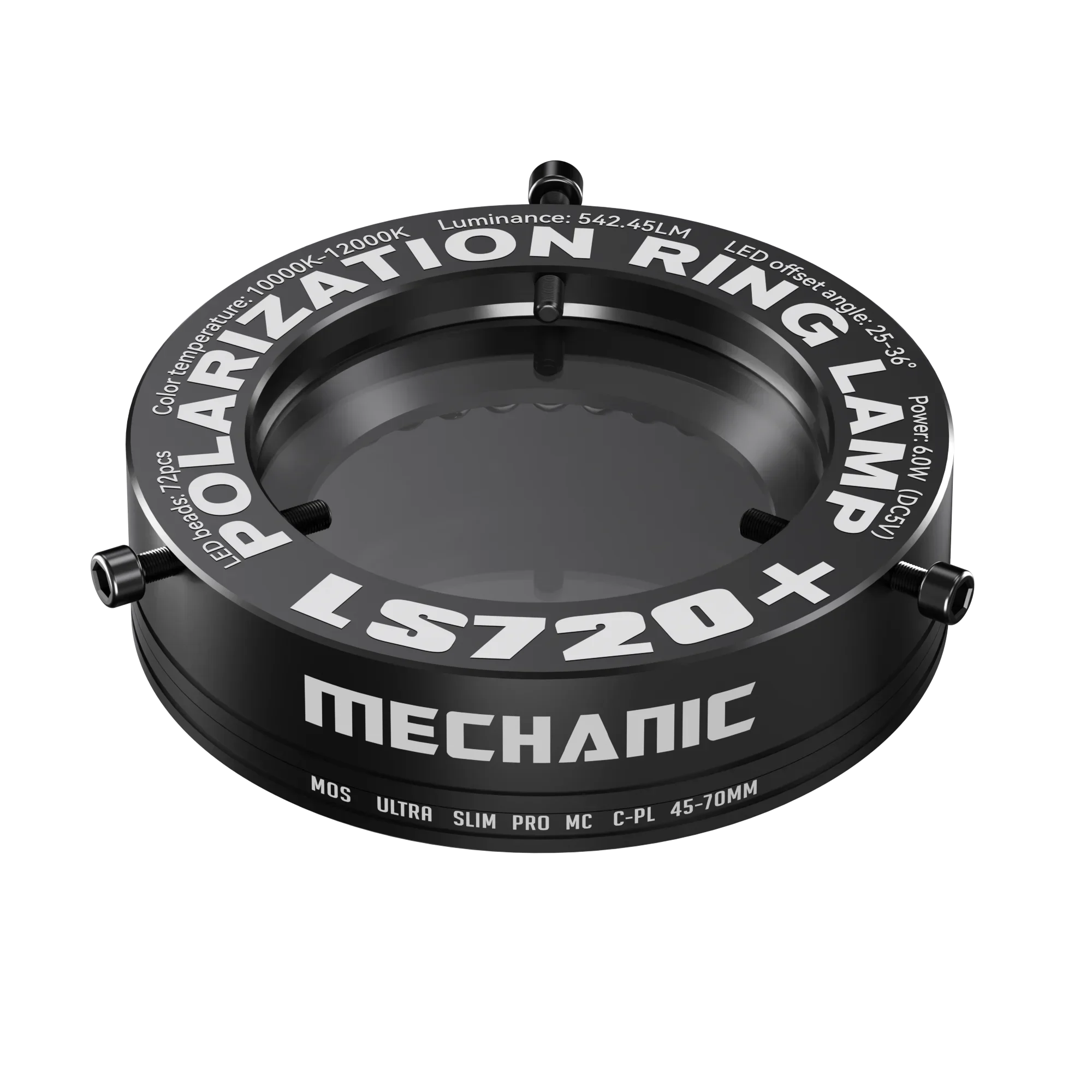 MECHANIC LS720 + поляризационный кольцевой светильник для микроскопа TULX
