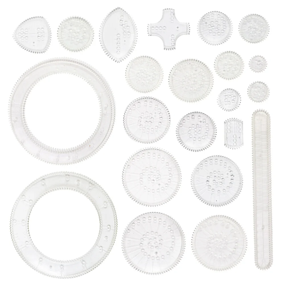 

Interlock Painting Kit Toy Drawing Kid Kids Educational Toys Multifunction Ruler Plastic Child Kidcraft Playset