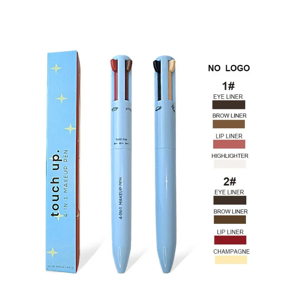 

Cosmetics 4 In 1 Eyeliner New Makeup Multi-effect Lip Liner Pen Beauty & Health Waterproof Eyebrow Enhancers Women