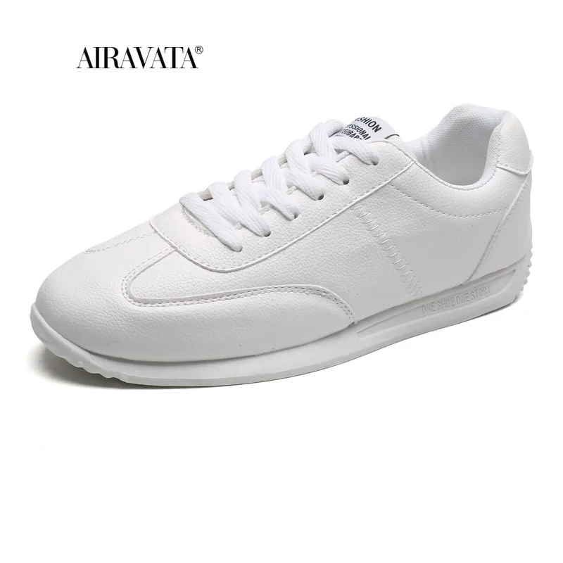 White Leather Sneakers man Sport Vulcanized Shoes Men Comforthable Spring Sneakers Mens Casual Shoes Fashion School Tennis