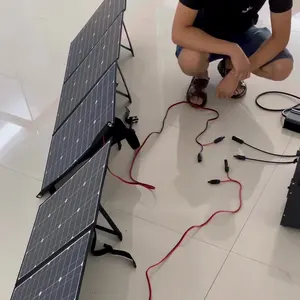 emergency solar power station 2000 watt lifepo4 mobile solar power generator for pad and cell phones free global shipping