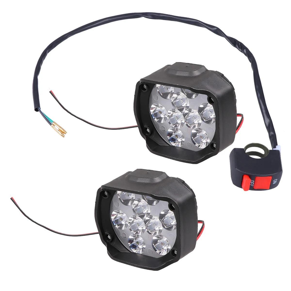 

2 PCS Car Rear Lamp Car Light Bike Headlights Front Light Motorcycle Headlight Chargeable Car Warning Light LED Bike Headlight