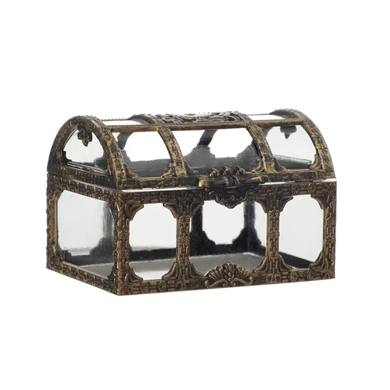 Прозрачная пиратская шкатулка для украшений