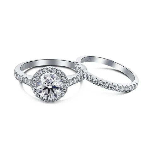 Аксессуары серебряные кольца, 2 шт., бижутерия, полное африканское кольцо, алмазные кольца, романтические свадебные украшения, лучшие подарки Chioce