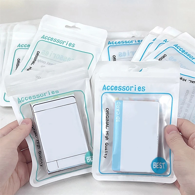 

10 шт., защитные пакеты с застежкой-молнией для хранения фотокарт