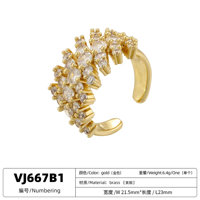 Женское кольцо ZHUKOU