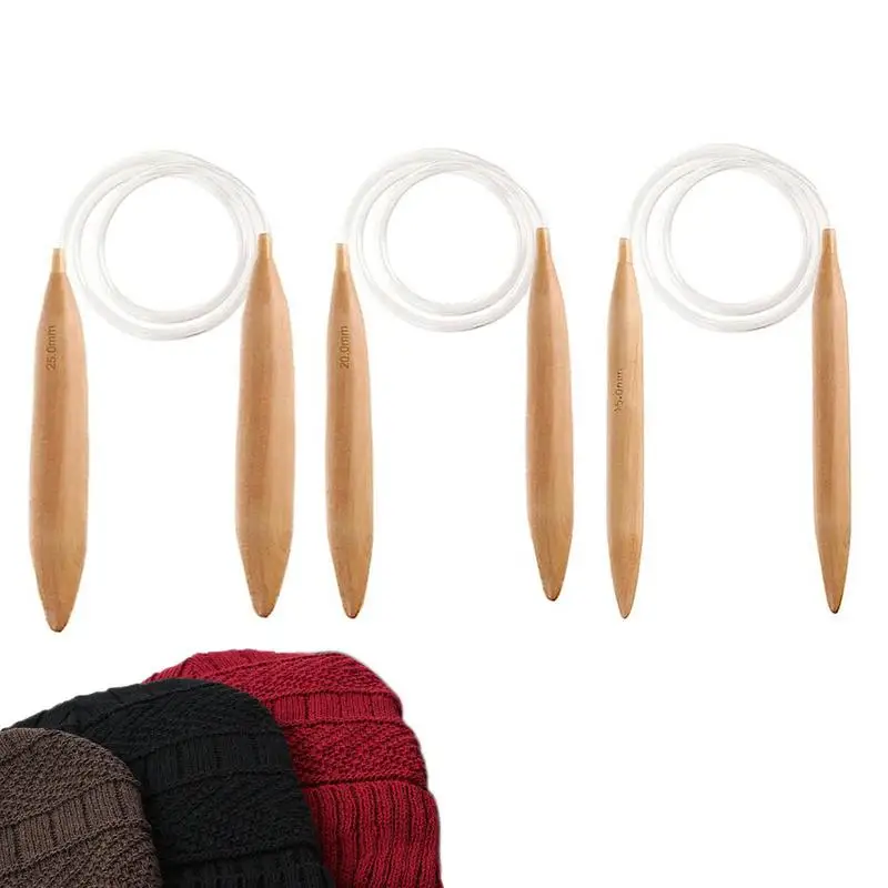

3 шт., круговые спицы для вязания, 15 мм, 20 мм