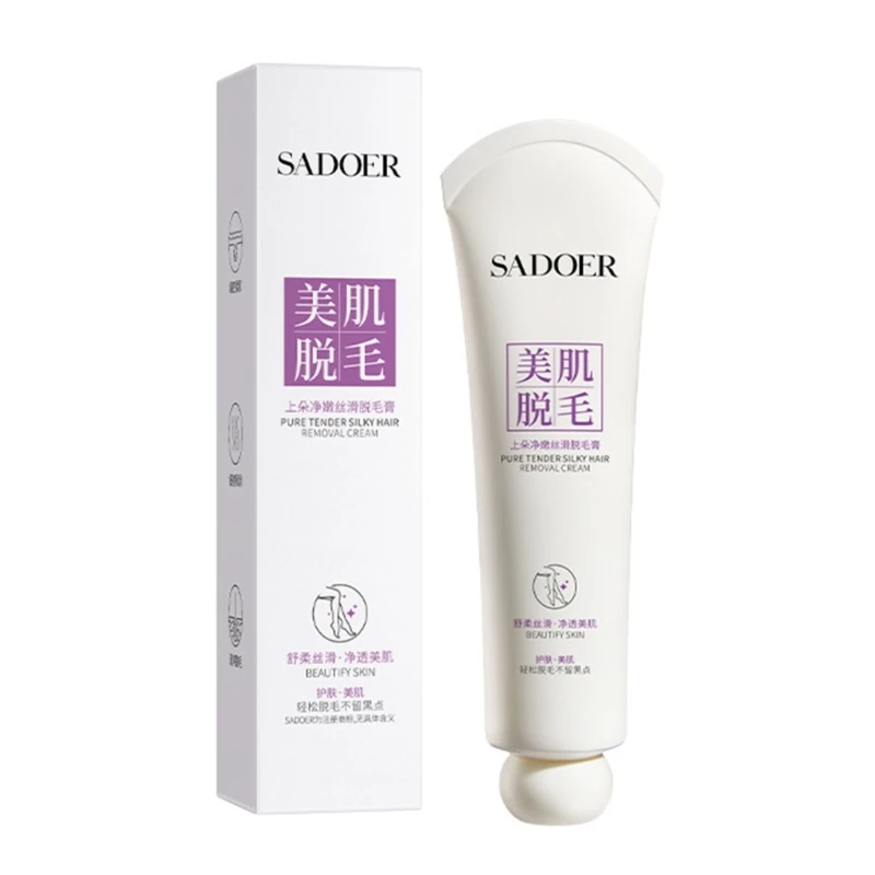 

Depilatory Cream Body Painless Effective Hair Removal Cream for Men Women Whitening Hand Leg Armpit Hair Loss 90g