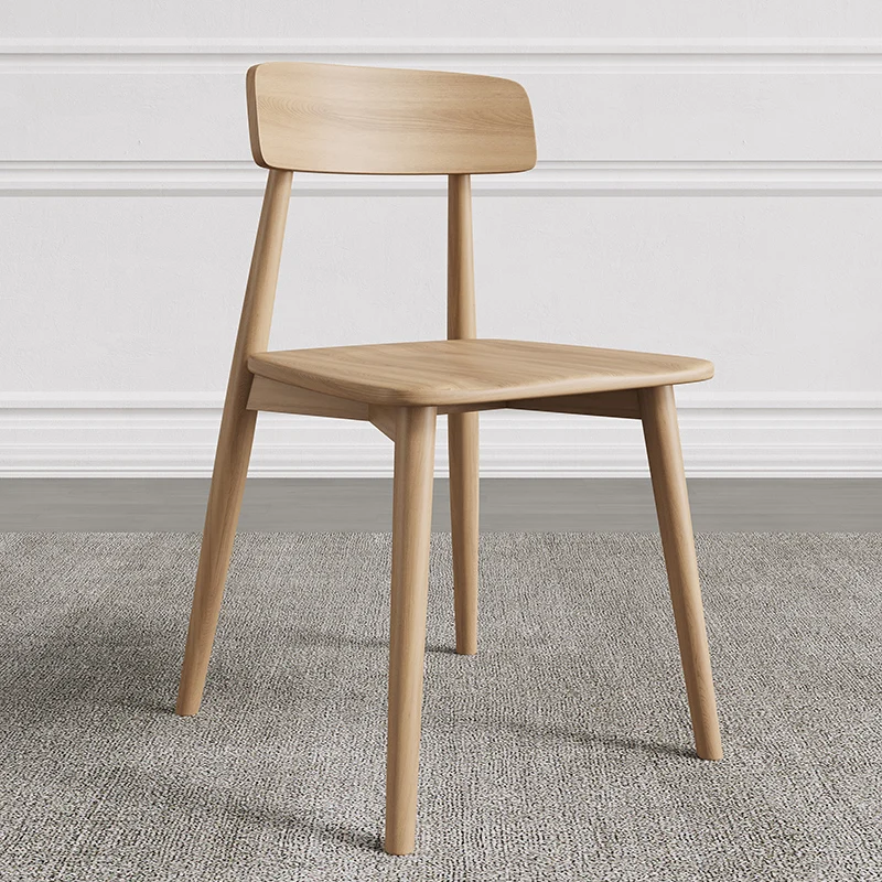 

Обеденные стулья в скандинавском стиле, удобный современный минималистичный эргономичный мягкий стул со спинкой, эргономичная мебель в скандинавском стиле