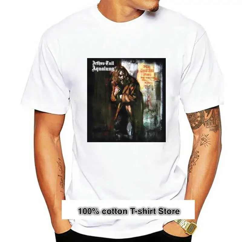 

Jethro Tull-Camiseta Aqualung para hombre, color negro