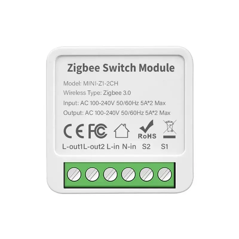

Aubess Smart Wi-Fi Zigbee Мини-переключатель 1/2/3/4 Gang