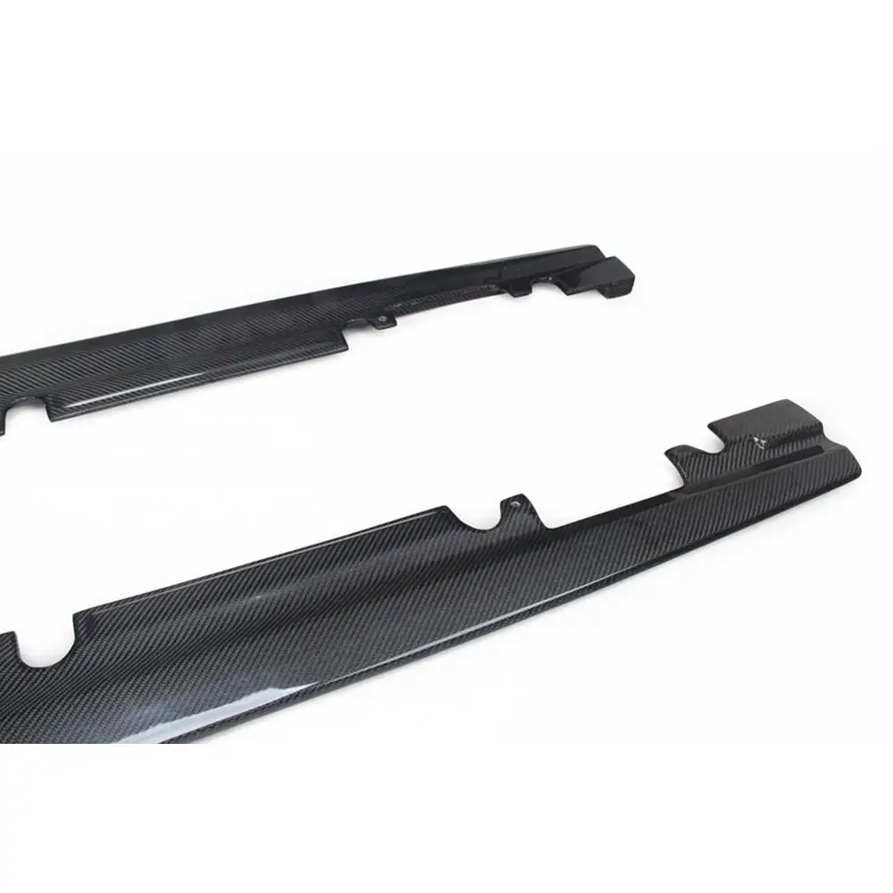 Для Benz A CLA Class W176 A160 A180 A250 A45 W117 CLA180 CLA45 AMG 2013-2017 Боковые юбки из углеродного волокна