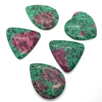 5pcs natural stone green water grass agate pendant irregular shape exquisite pendant jewelry making diy necklace accessories