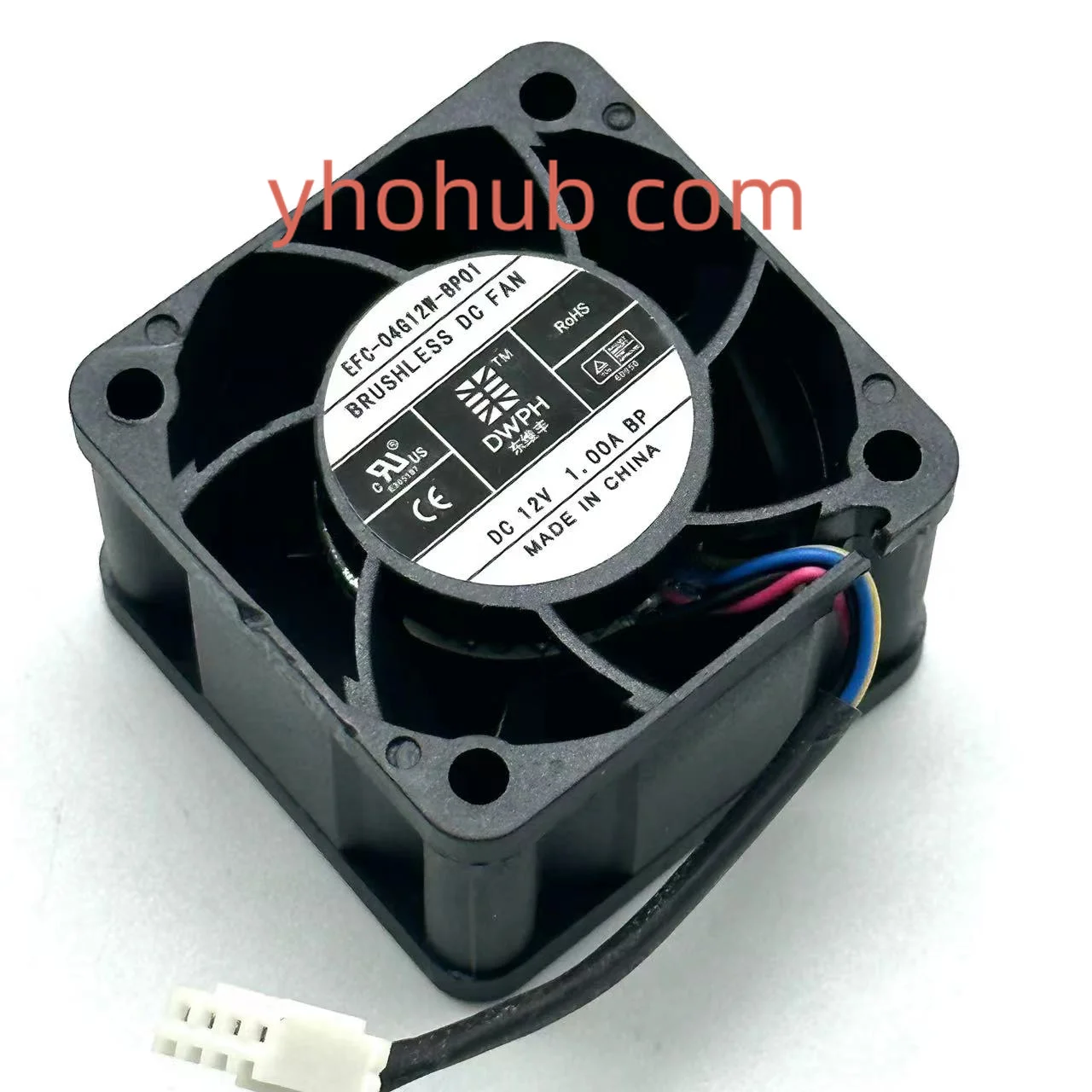 

EFC-04G12W-BP01 DC 12V 1.00ABP 40x40x28mm 4-Wire Server Cooling Fan