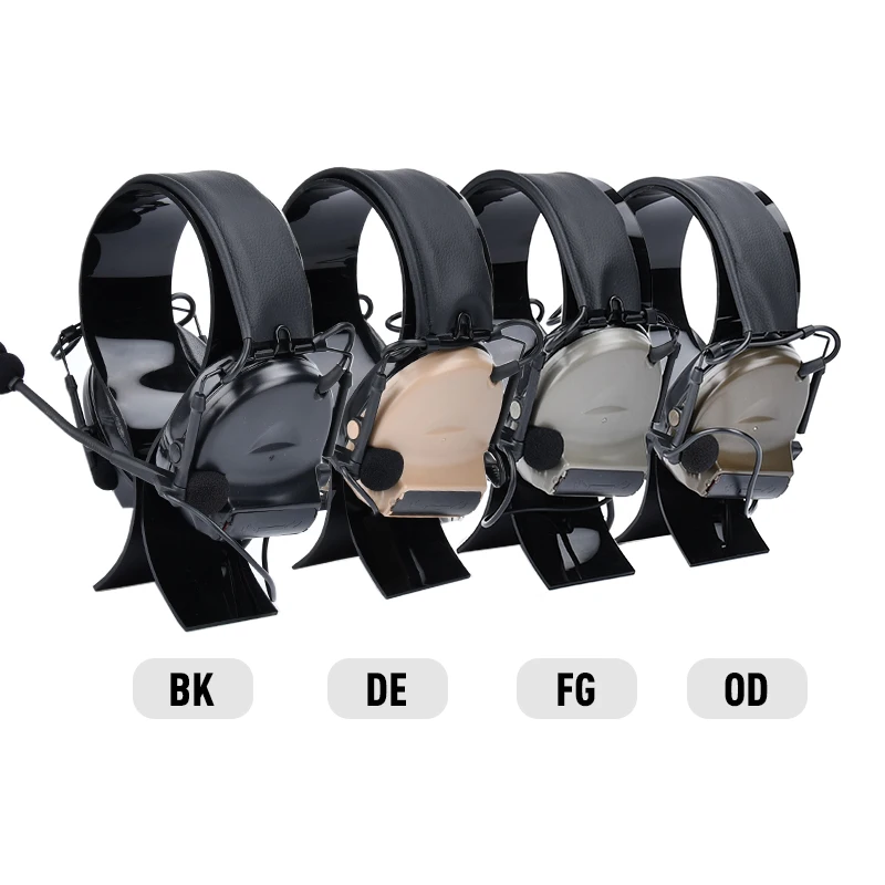 Tactical Softair Comtac II Communication headphones Sound Headphone Outdoor Battle Helmet headset Baofeng PTT Headphones for
