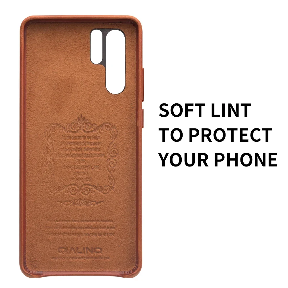 Модный Ультратонкий чехол QIALINO из натуральной кожи для телефона Huawei P30 Pro 6 47 дюйма