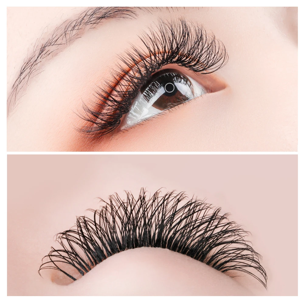 Yelix YY 3D 4D 5D W Форма Наращивание ресниц C/D Завитые ресницы Ручные плетеные