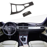 for 2008 2012 bmw 3 series e90 abs carbon fiber car styling console gearshift panel frame sticker car decorative accessories lhd