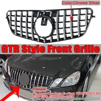 w212 gt grill for gtr car front bumper grill grille for mercedes for benz e class w212 e200 e300 e350 e500 e550 2010 2013
