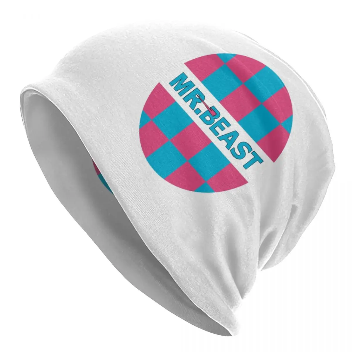 

Mr Beast Anime Skullies Beanies Hat Lightning Cat Goth Unisex Outdoor Caps Warm Dual-use Bonnet Knitting Hats