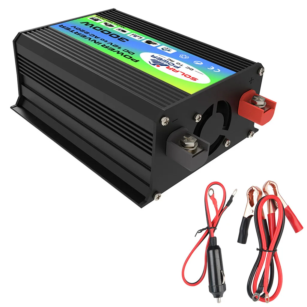 Автомобильный бытовой преобразователь инвертор автомобильный 3000 Вт постоянный